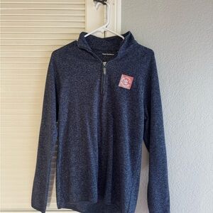 Royal Caribbean Fleece Lined Lightweight Navy Quarter-Zip Pullover Size Small